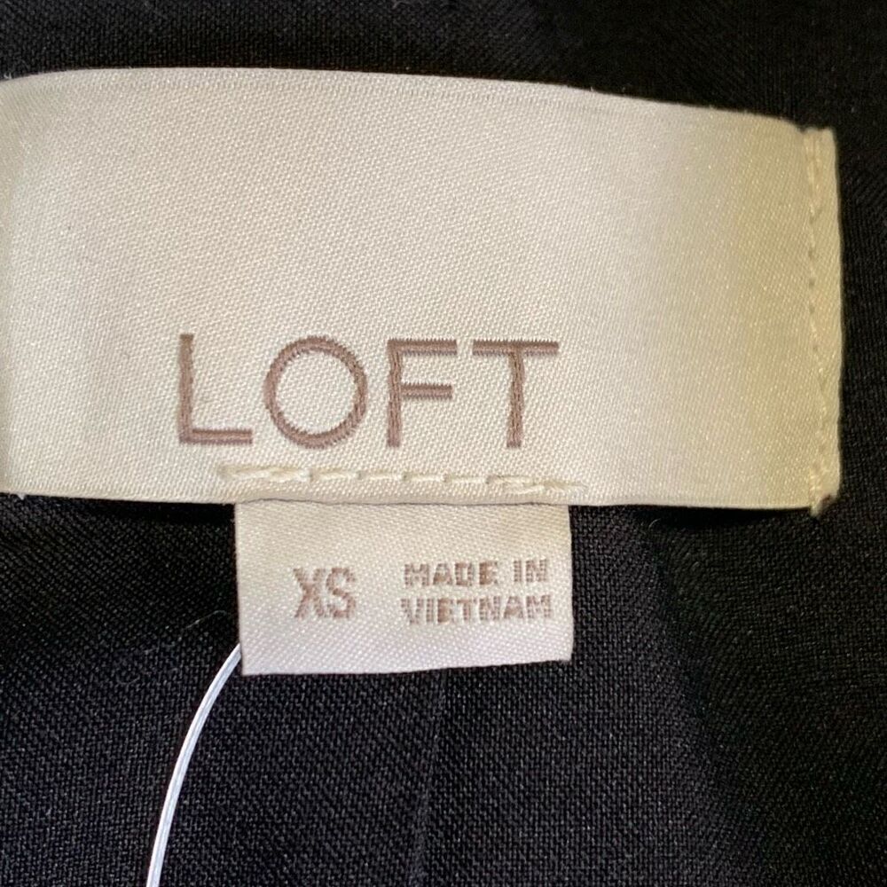 Loft Women’s Size XS Lightweight Edgy Moto Jacket Grey Zip Up Collared - Picture 3 of 8